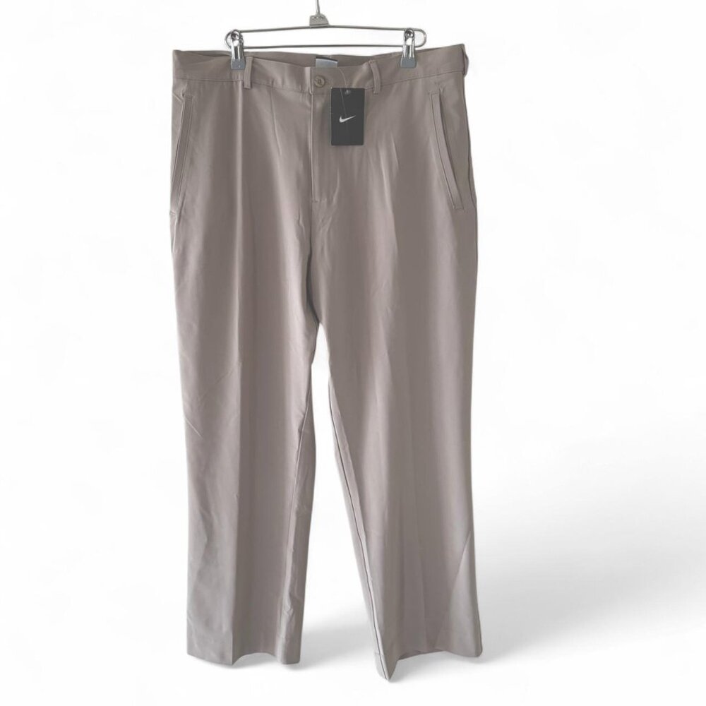New Sz 34 X 29 Nike Performance Training Golf Coaching Beige Pants